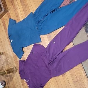 2 pair of scrubs size S